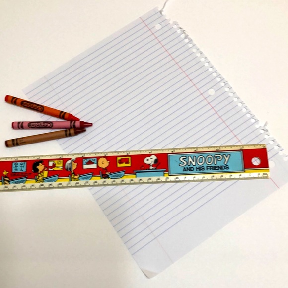 Office | Vintage Snoopy And Friends Ruler | Poshmark